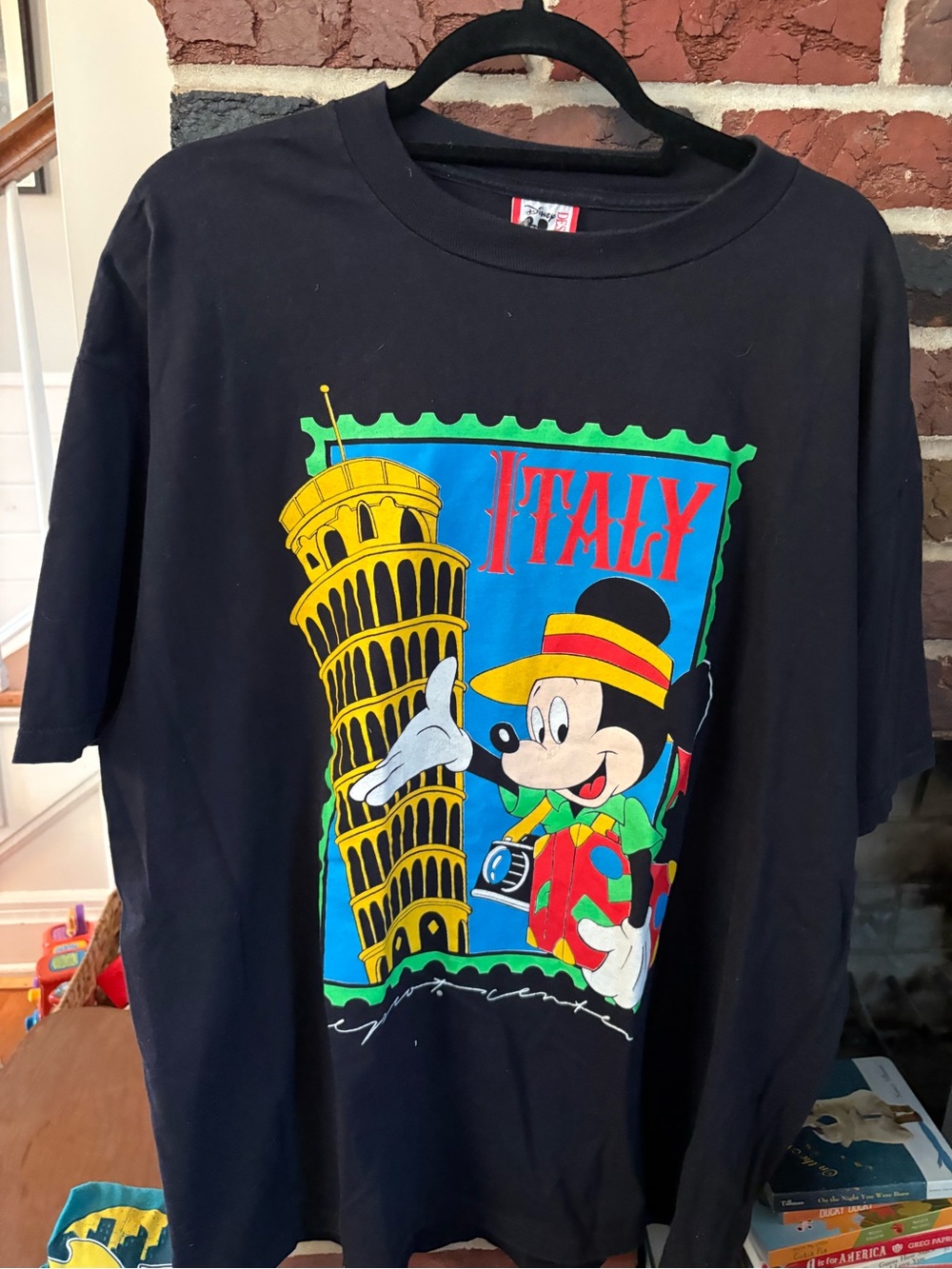 Disney Designs Mickey Italy Epcot Center One Size Fits All